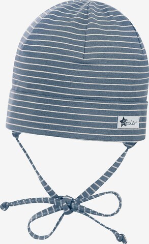 STERNTALER Beanie in Blue: front