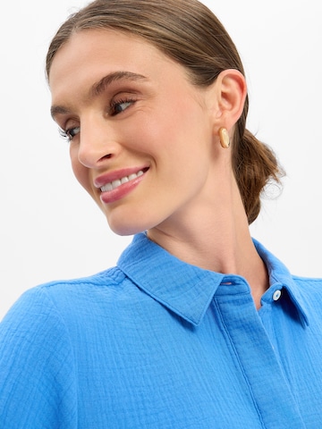 Marie Lund Shirt dress in Blue