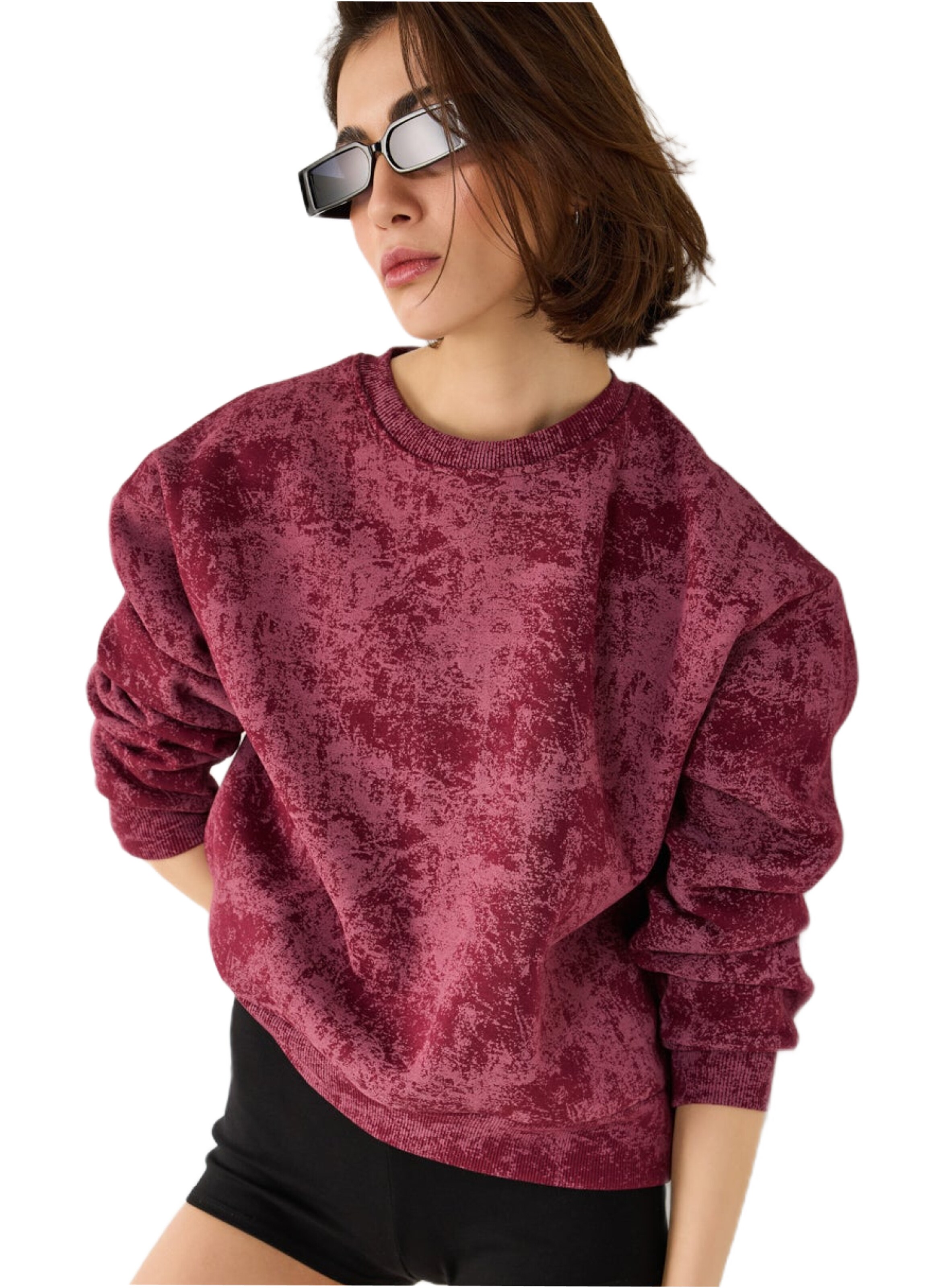 No Matter What Sweatshirt in Red