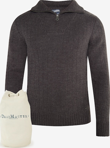 Pullover di DreiMaster Vintage in grigio: frontale