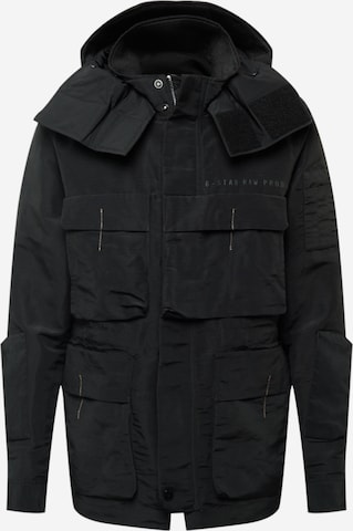 G-Star RAW Zimní bunda – černá: přední strana