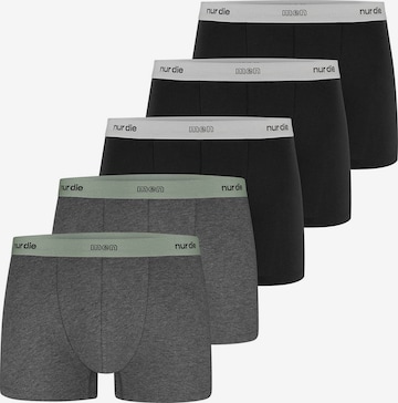 Nur Die Boxer ' Organic Cotton ' in Grau: Vorderseite