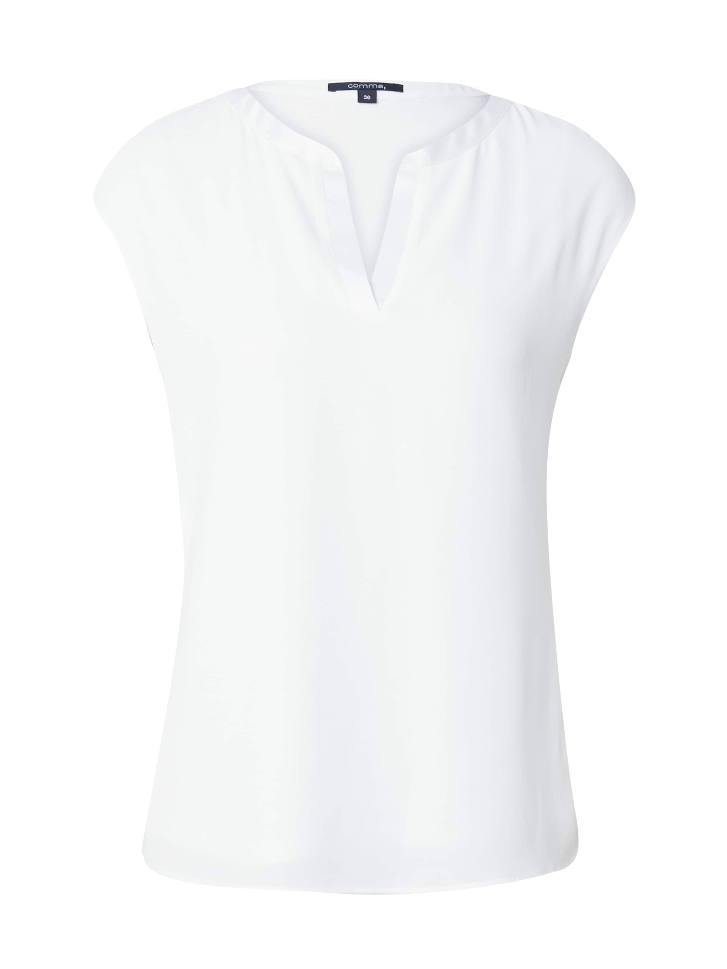 COMMA Tričko - Biela: predná strana