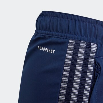 Effilé Pantalon de sport 'Tiro 21 ' ADIDAS PERFORMANCE en bleu