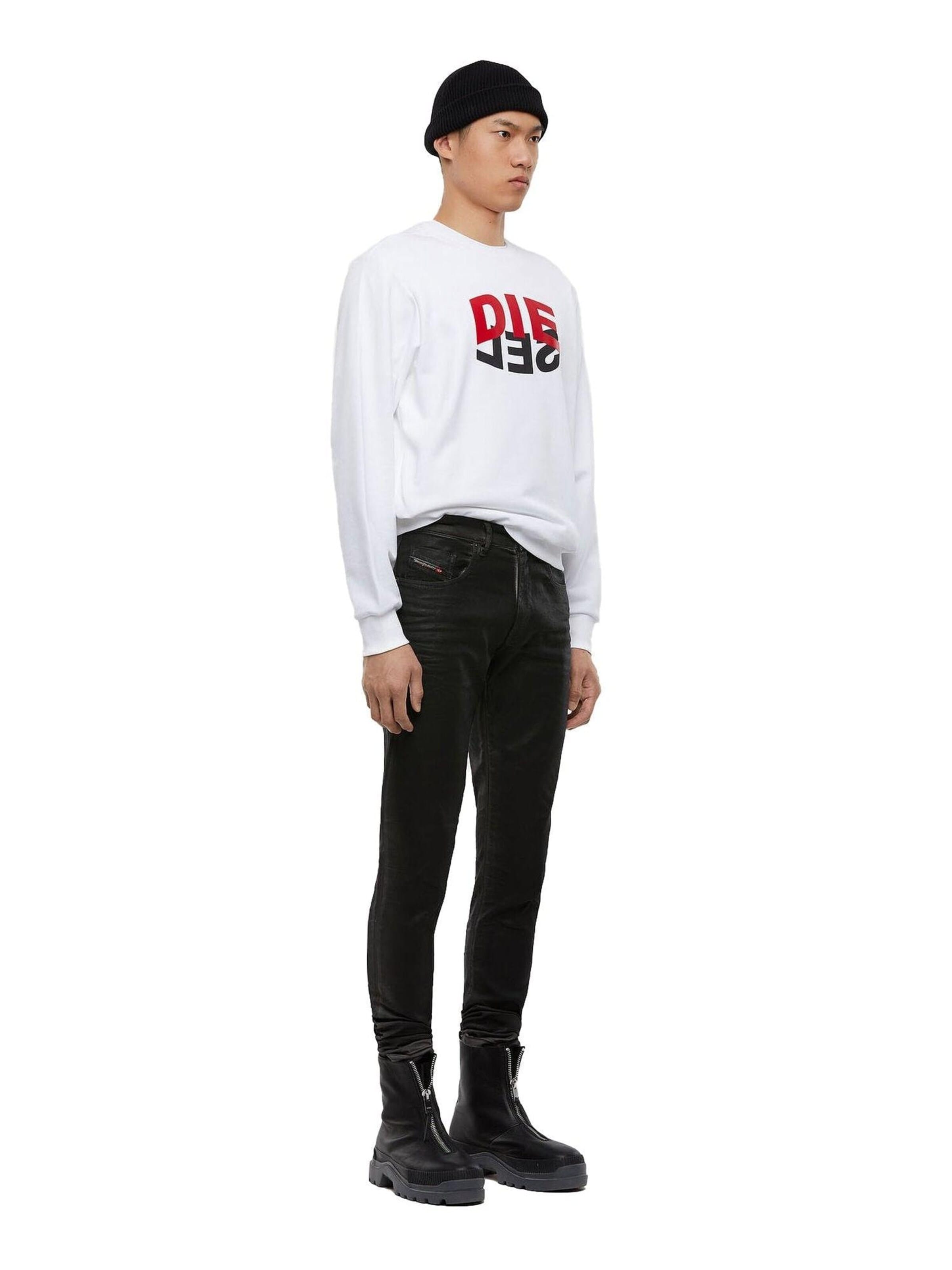Pull-over 'S-GIRK-N80' DIESEL en blanc : devant