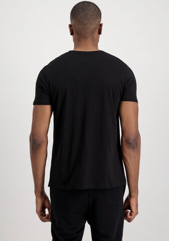 ALPHA INDUSTRIES Póló - fekete