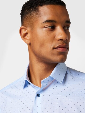 OLYMP Regular fit Button Up Shirt in Blue