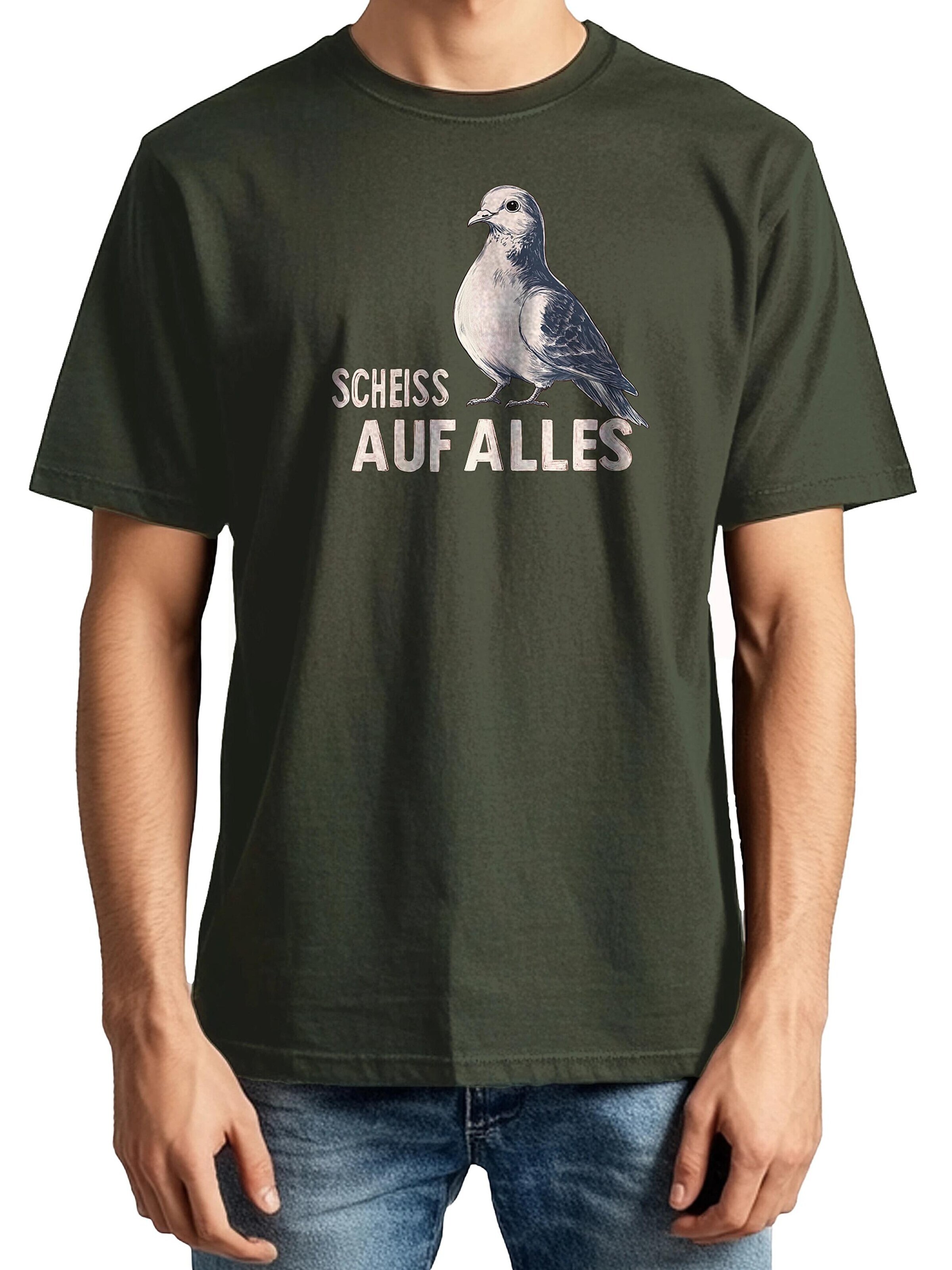 MAKAYA Shirt 'Taube' in Green