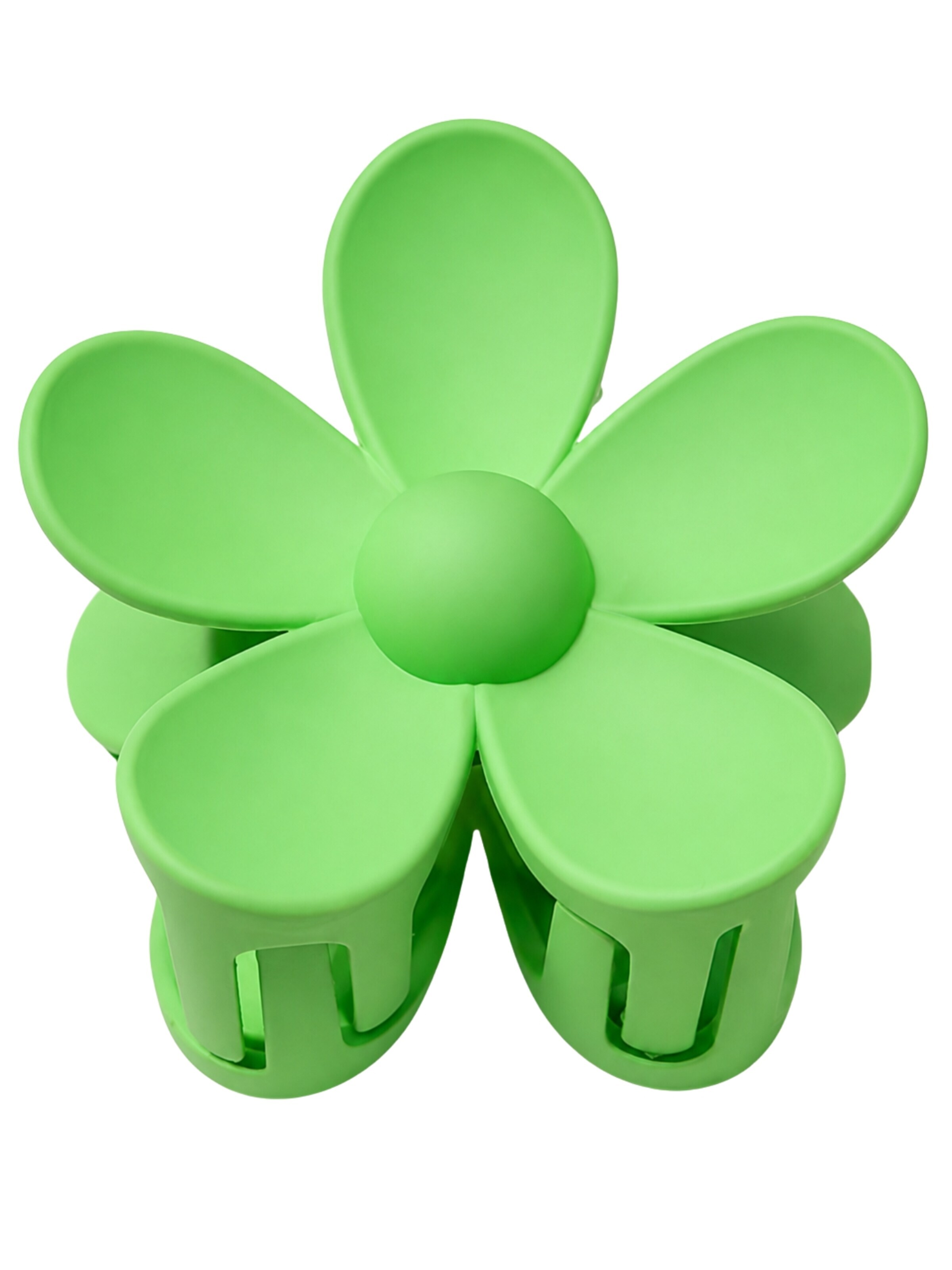 soho Hair accesoires Κοσμήματα για τα μαλλιά 'Bloom Hair Claw - Green' σε πράσινο: μπροστά