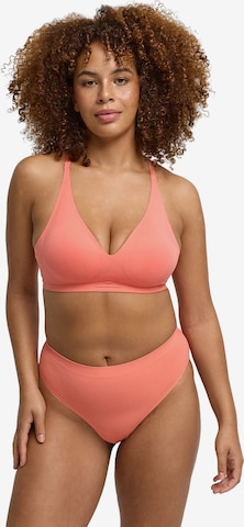 cfab (formerly creamy fabrics) BH 'Comfort Push-Up BH' in Oranje: voorkant