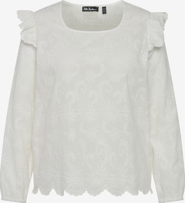 Ulla Popken Blouse in Wit: voorkant