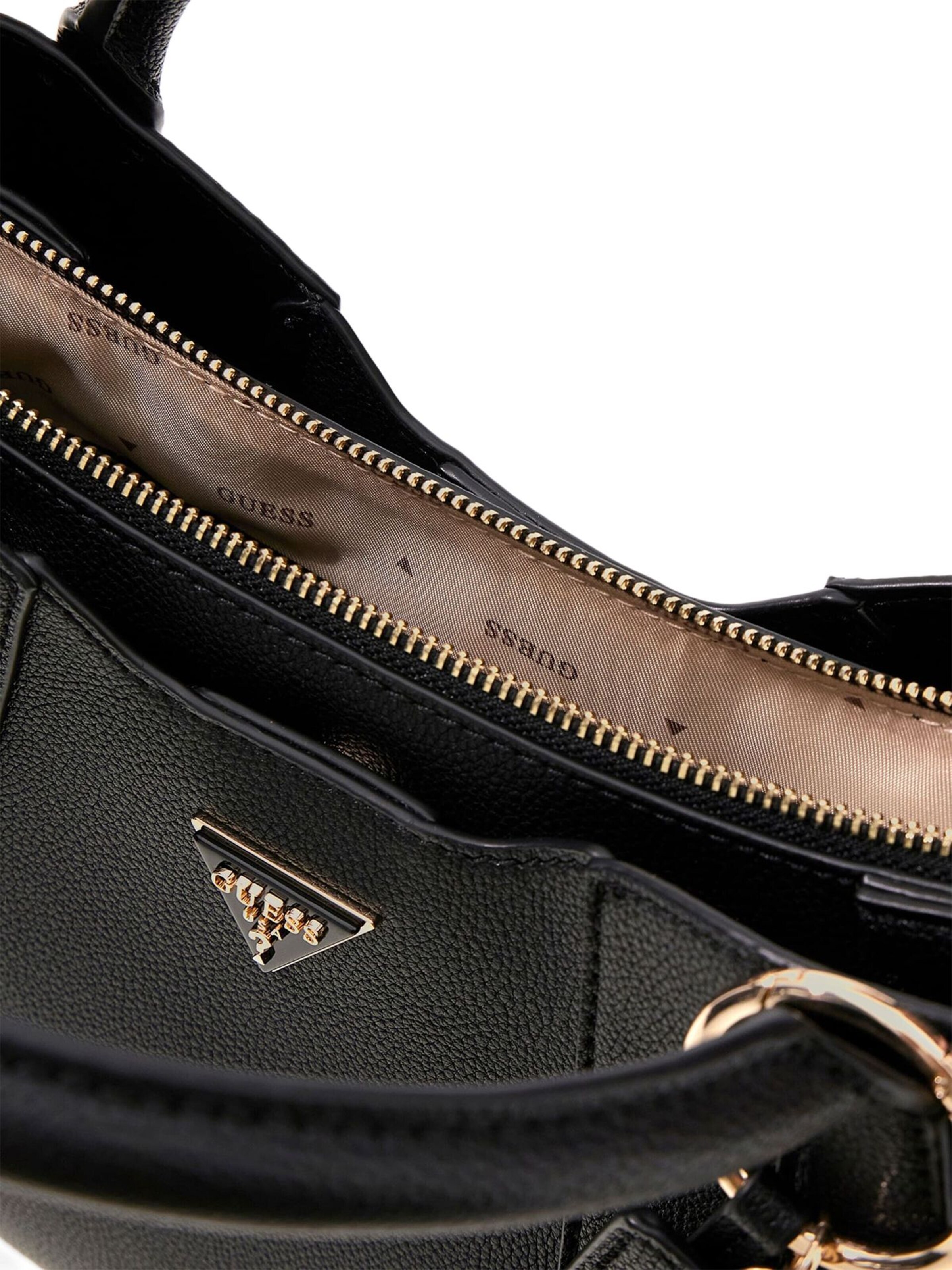 GUESS Handbag 'Darcy Girlfriend Satchel' in Black