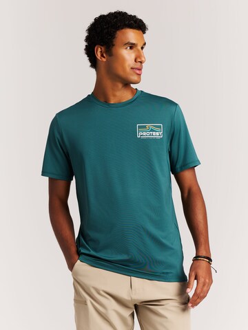 PROTEST Performance Shirt 'PRTDonald' in Green
