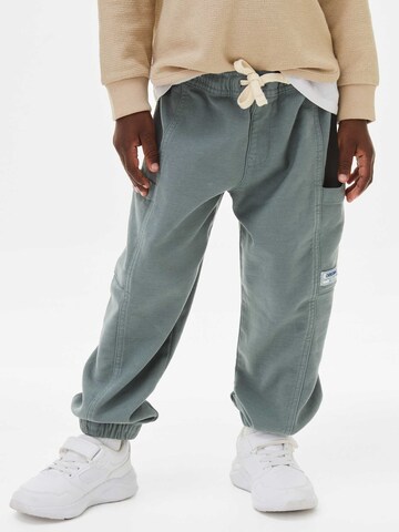 Marks & Spencer Tapered Broek in Groen: voorkant