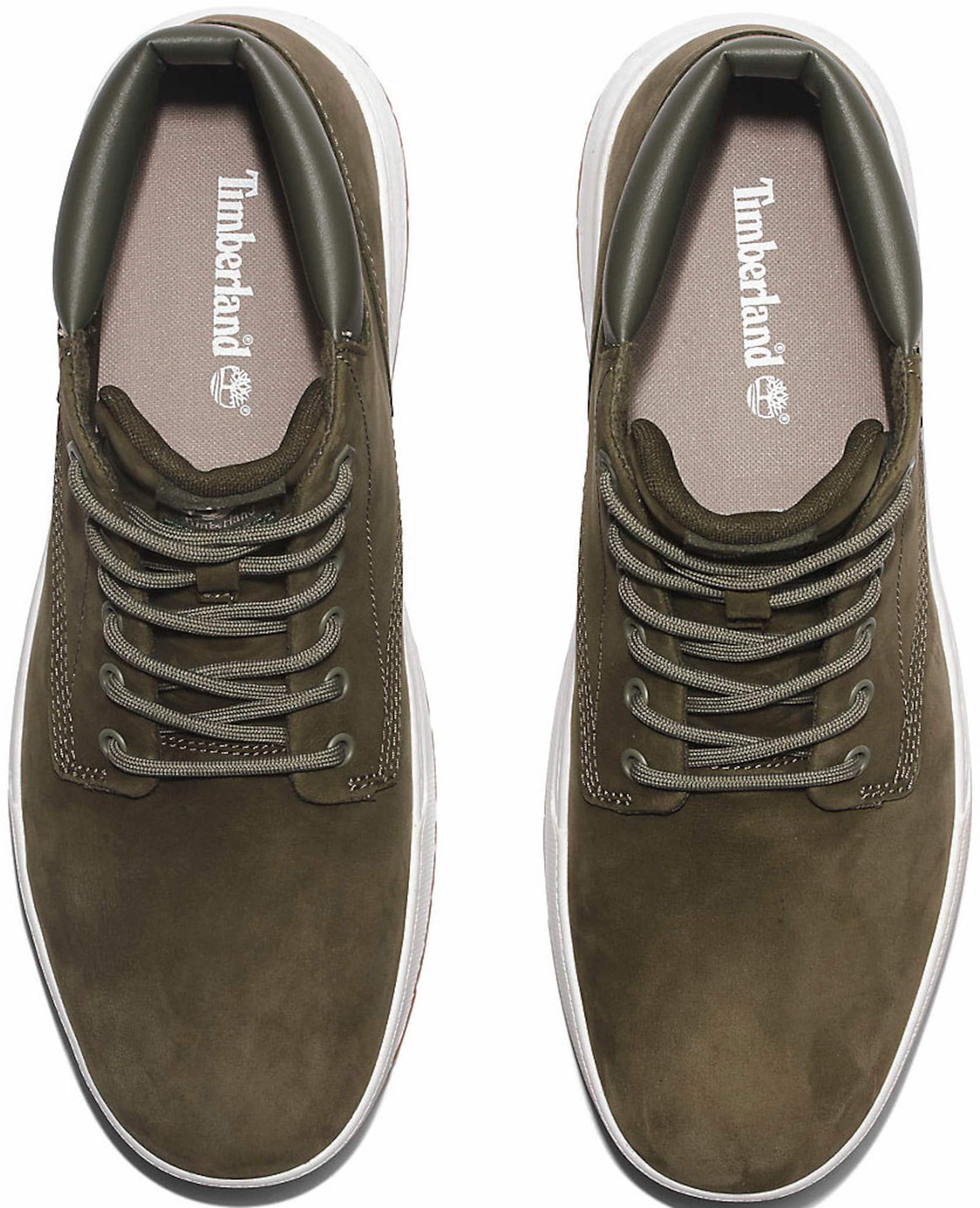 TIMBERLAND Ботинки на шнуровке 'Maple Grove' в Зеленый