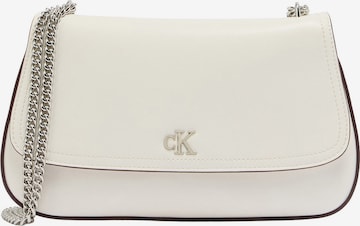 Sac à bandoulière Calvin Klein en blanc : devant