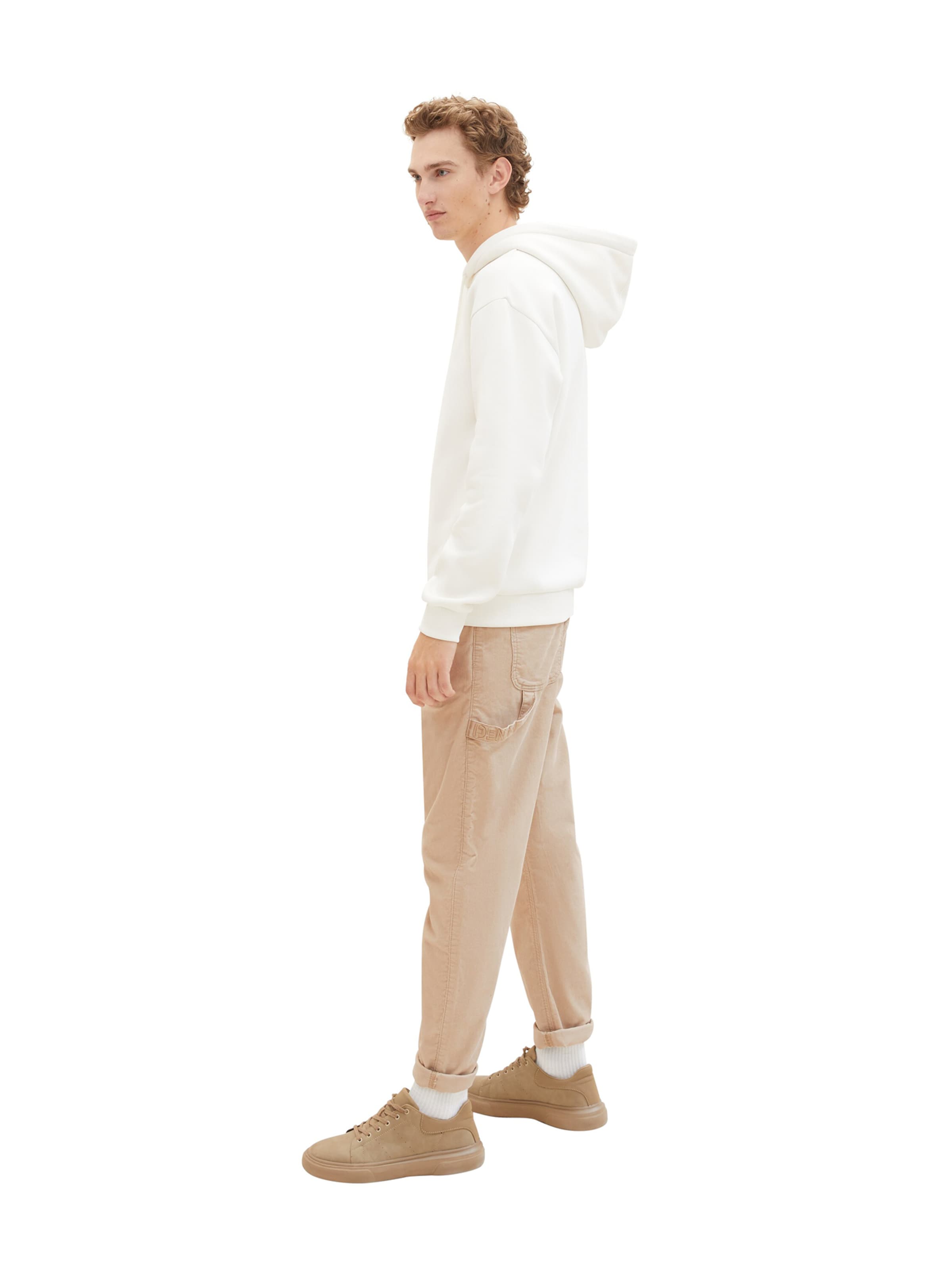 TOM TAILOR DENIM Regular Trousers in Beige