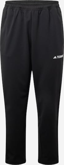 ADIDAS TERREX Pantalon de sport en noir / blanc, Vue avec produit