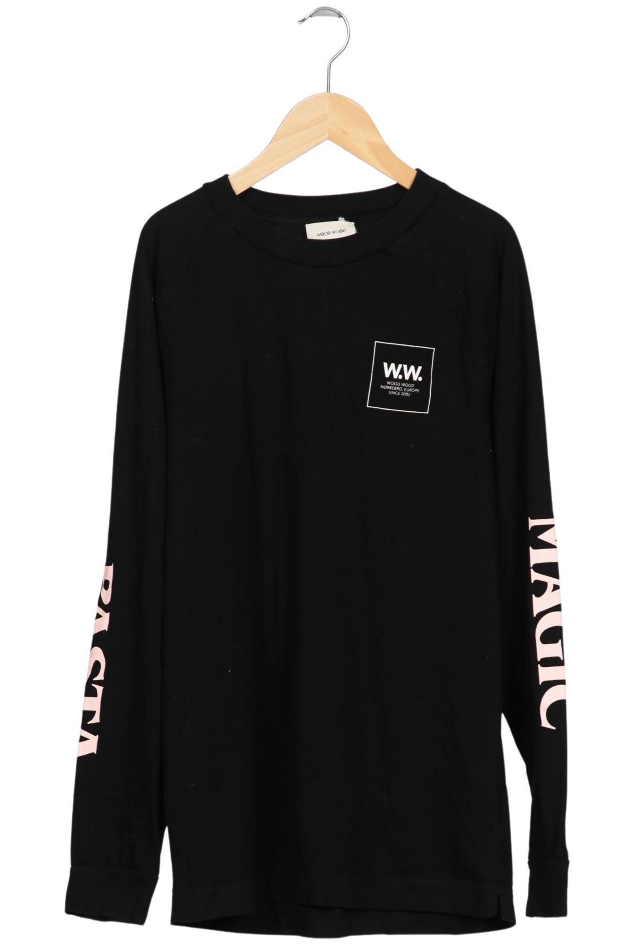 WOOD WOOD Shirt in M in Black: front