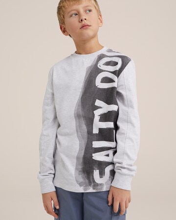 T-Shirt WE Fashion en gris : devant