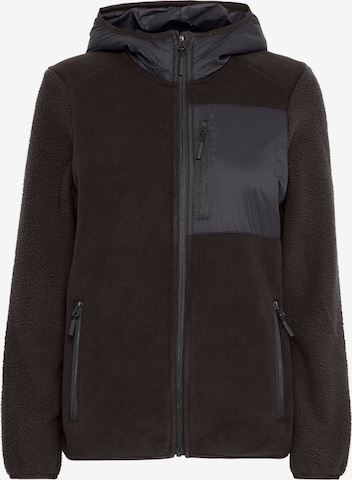 North Bend Fleece jacket 'Mattea' in Black: front