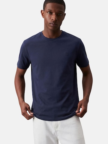 Calvin Klein Koszulka 'CALVIN KLEIN T-SHIRT M/M T-SHIRT' w kolorze niebieski: przód
