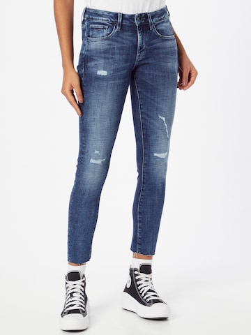 Skinny Jean G-Star RAW en bleu : devant