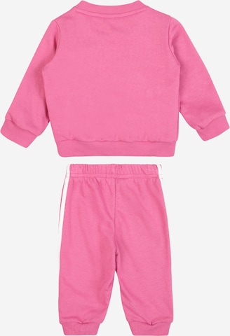 ADIDAS SPORTSWEAR Skinny Trainingsanzug 'French Terry' in Pink