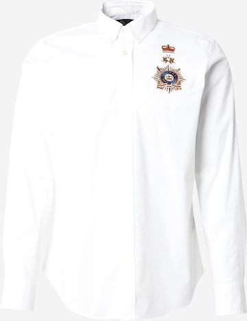 Chemise La Martina en blanc : devant