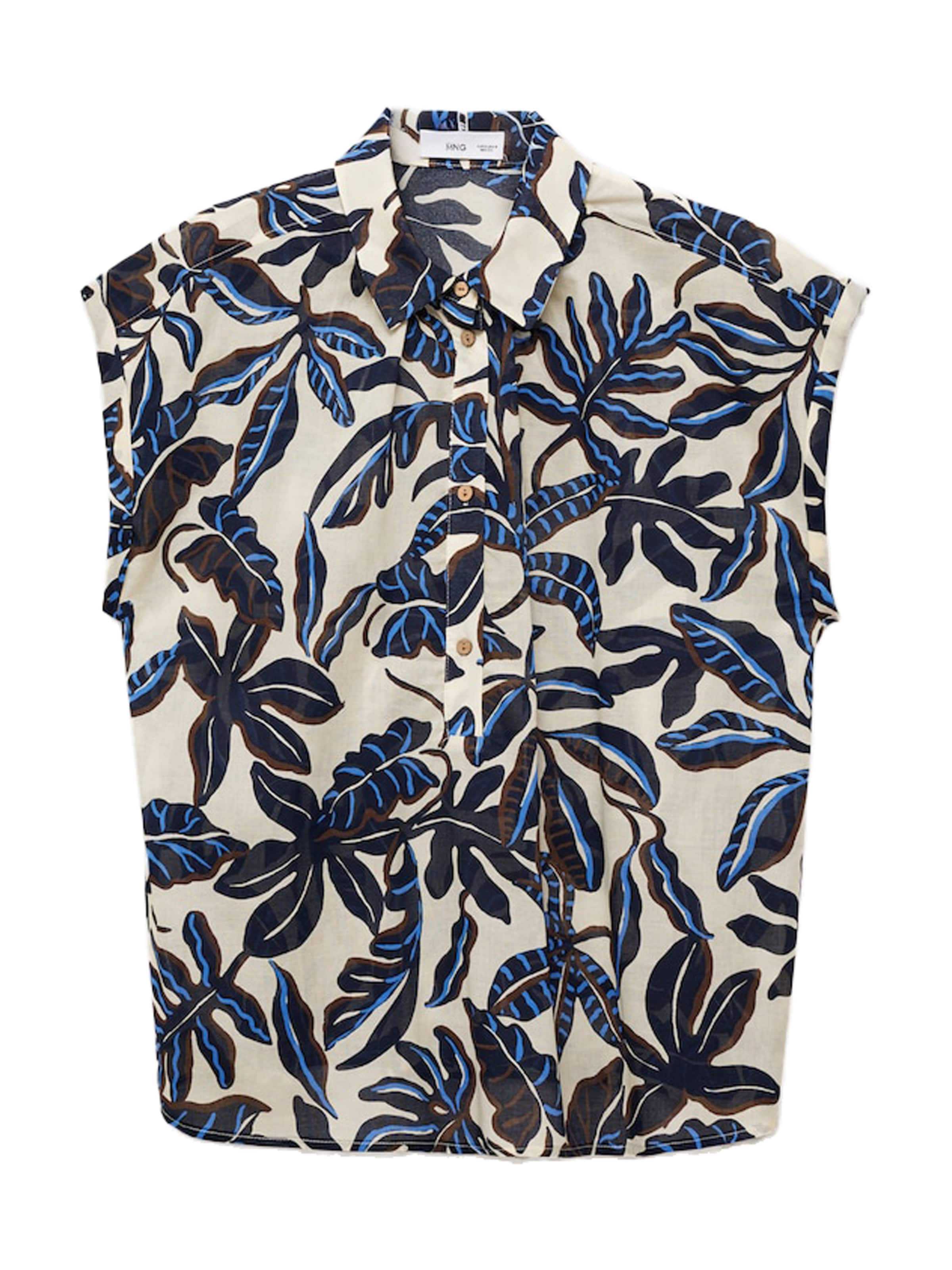 Bluză &#x27;MERCI&#x27; de la MANGO pe bej: față