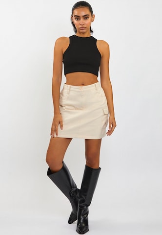 FRESHLIONS Minirock 'Pina' in Beige
