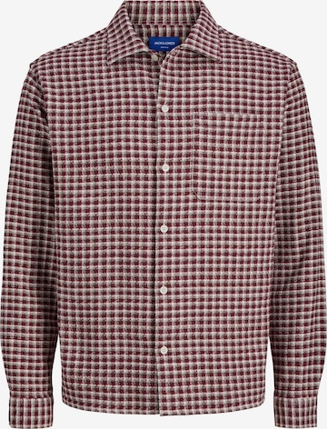 JACK & JONES - Ajuste regular Camisa en rojo: frente