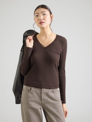 ONLY Póló 'ONLSARA SHARAI' - barna: elől