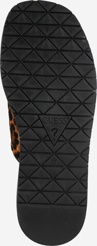 Saboți de la GUESS pe maro