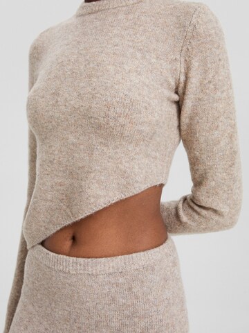 Pull-over Bershka en beige