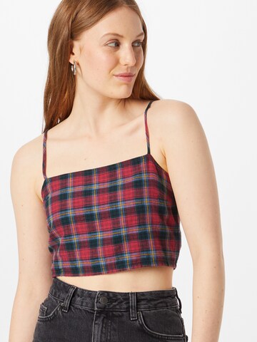 American Eagle Top in Rood: voorkant