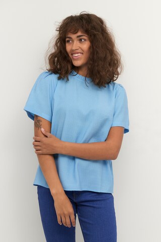 Cream Blouse 'Liselin' in Blue: front