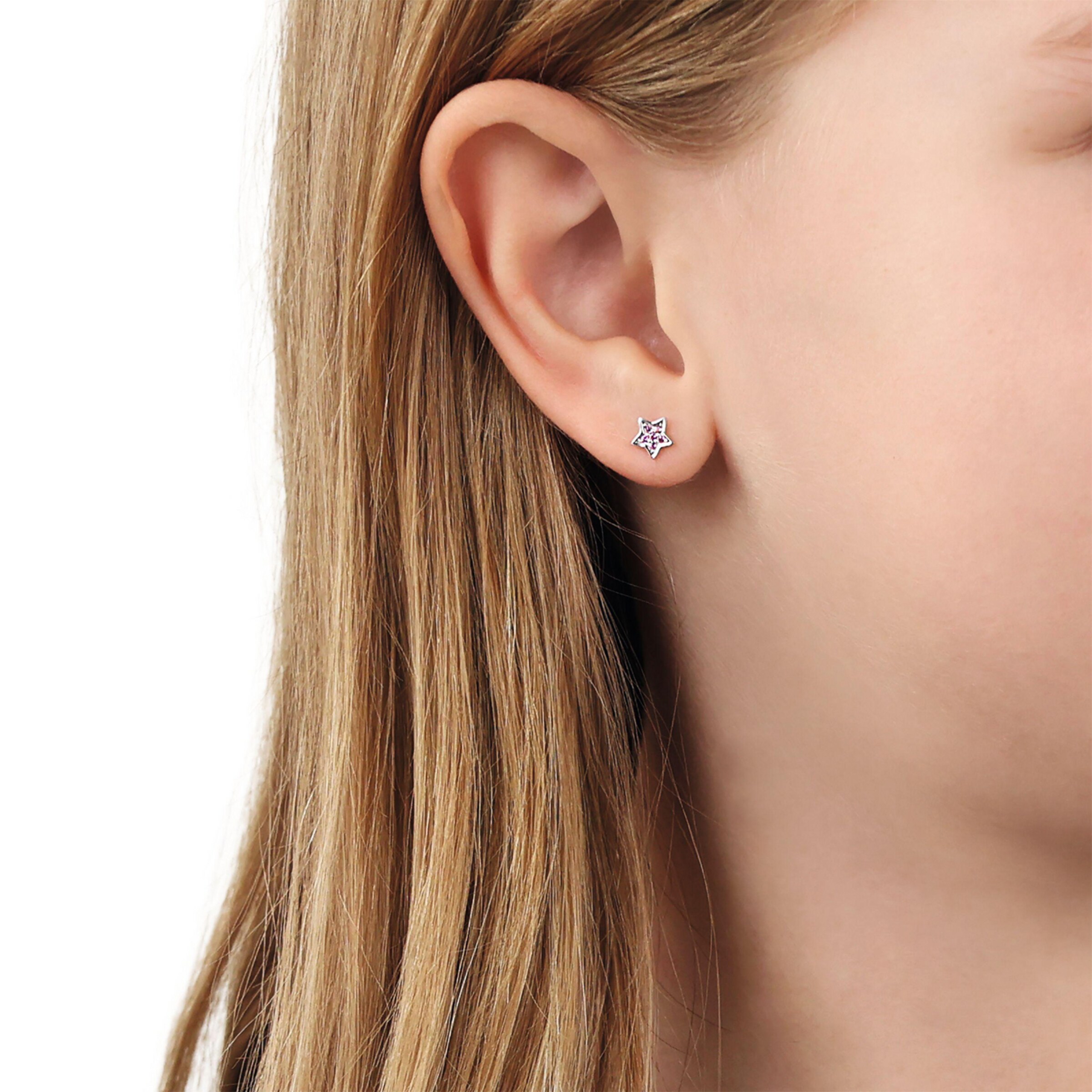 TOM TAILOR Earrings in Silver: front