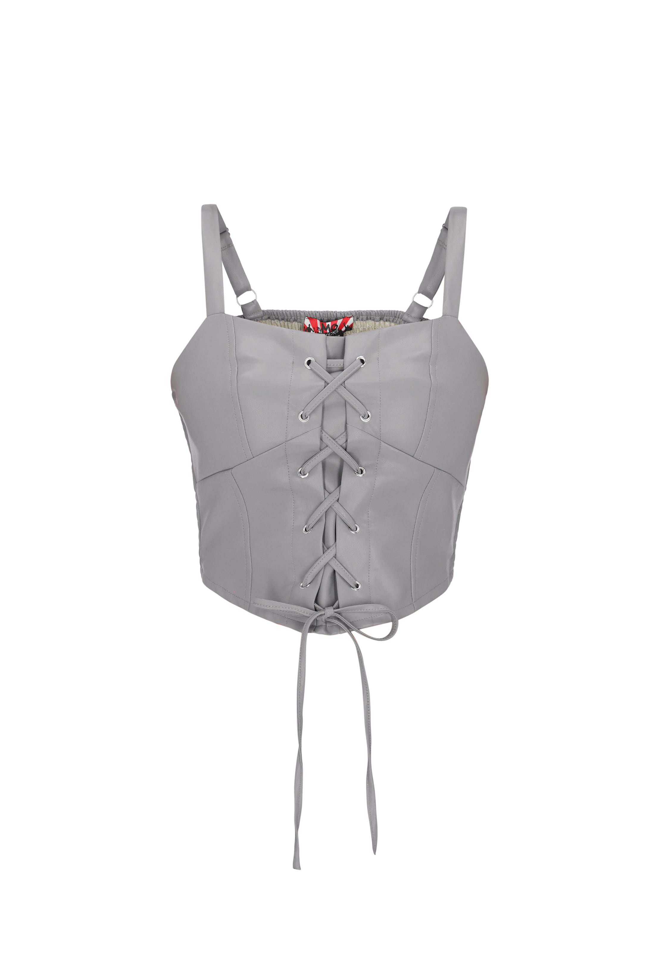 myMo ROCKS - Top em cinzento: frente