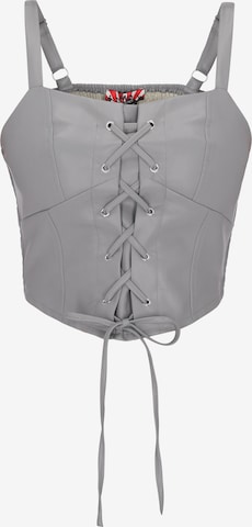 myMo ROCKS - Top em cinzento: frente