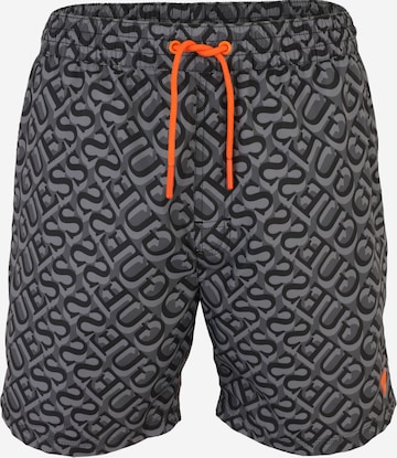 GUESS Uimashortsit värissä musta: etupuoli