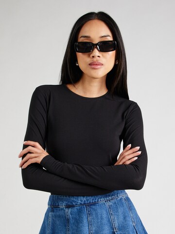 T-shirt WEEKDAY en noir : devant