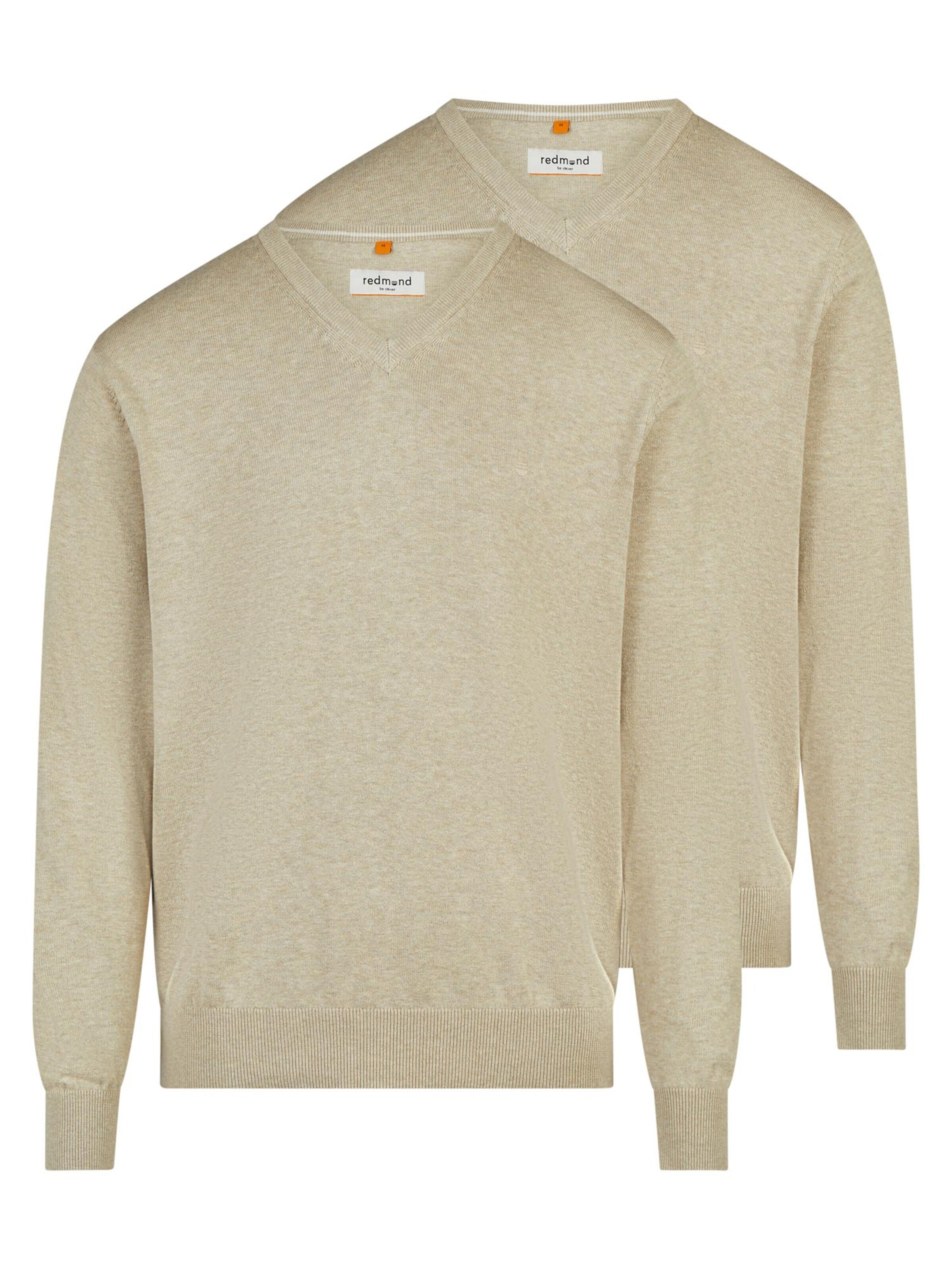 redmond Sweater 'Basic' in Beige: front