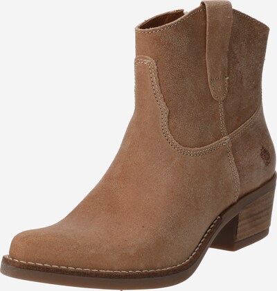 Apple of Eden Bottes de cowboy 'EVIE' en camel, Vue avec produit