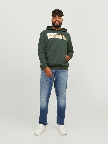 Jack & Jones Plus - Sudadera en verde