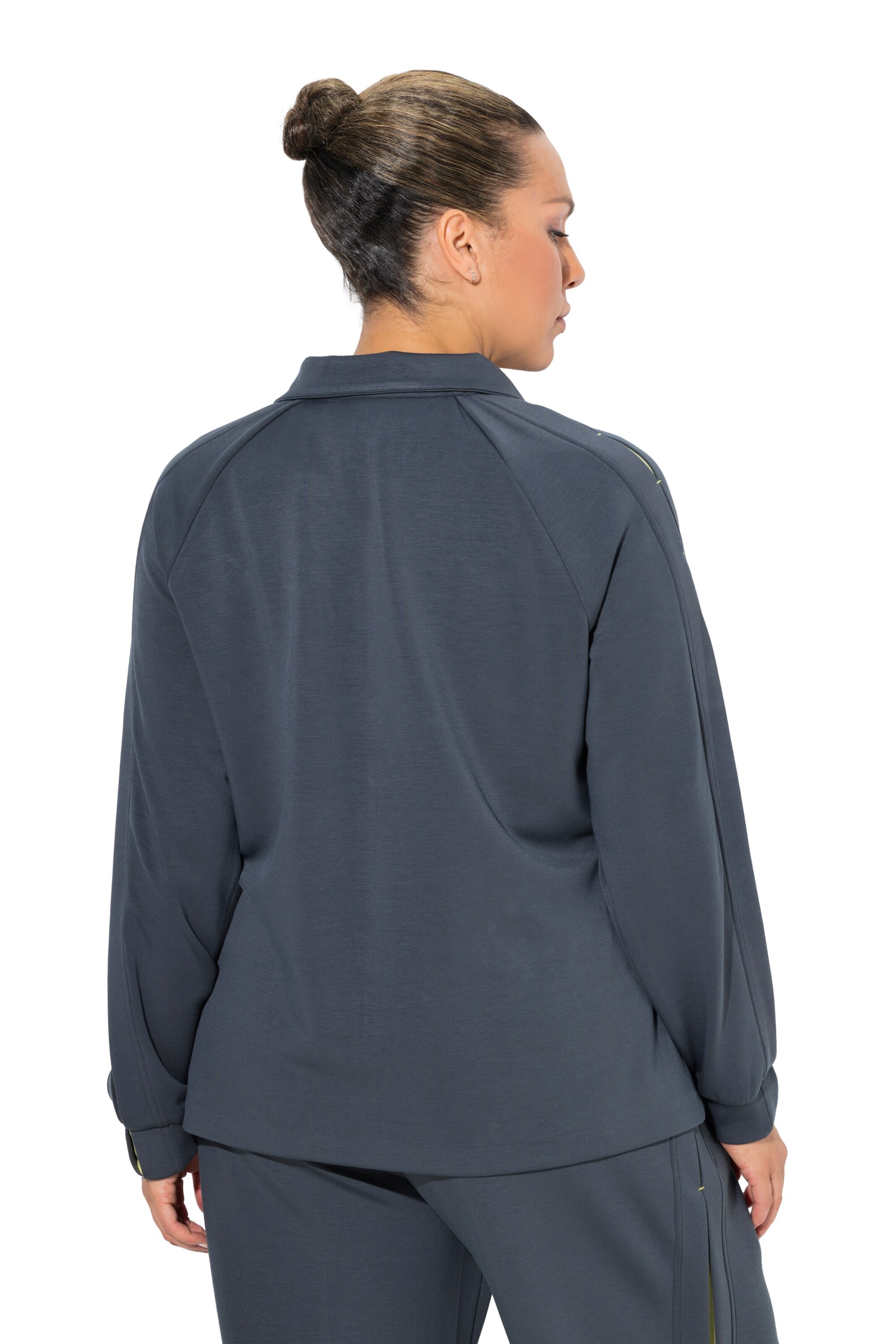 Ulla Popken Sweatvest in Grijs