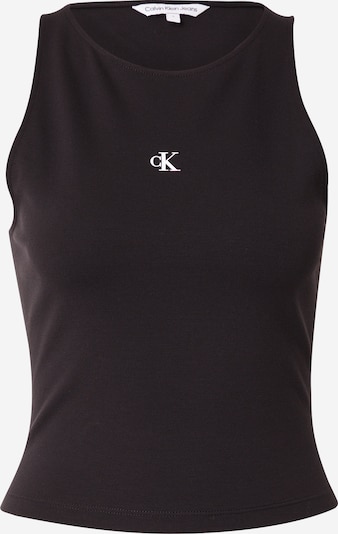 Calvin Klein Jeans Top en negro / blanco, Vista del producto