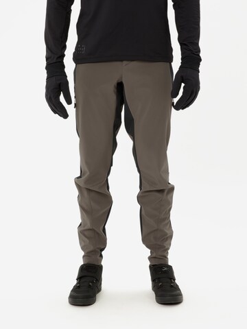VAUDE Regular Outdoorbroek 'Moab Pro SFT' in Bruin: voorkant