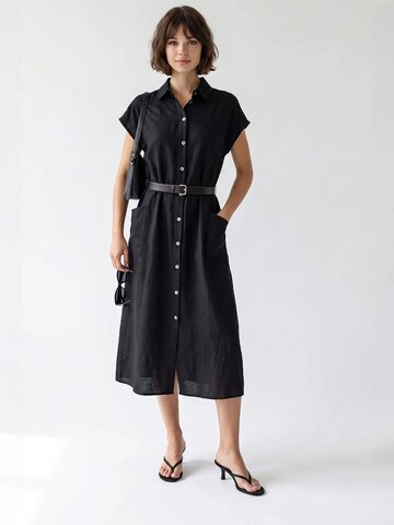 MixRay Blousejurk in Zwart: voorkant