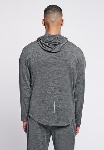 Hummel Zip hoodie in Grau